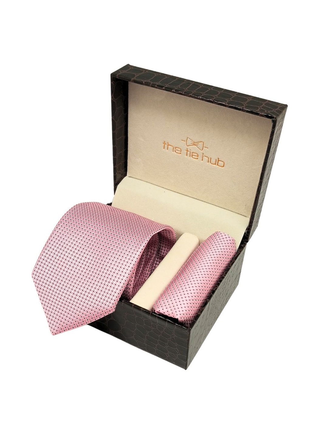 

The Tie Hub Men Accessory Gift Set, Pink