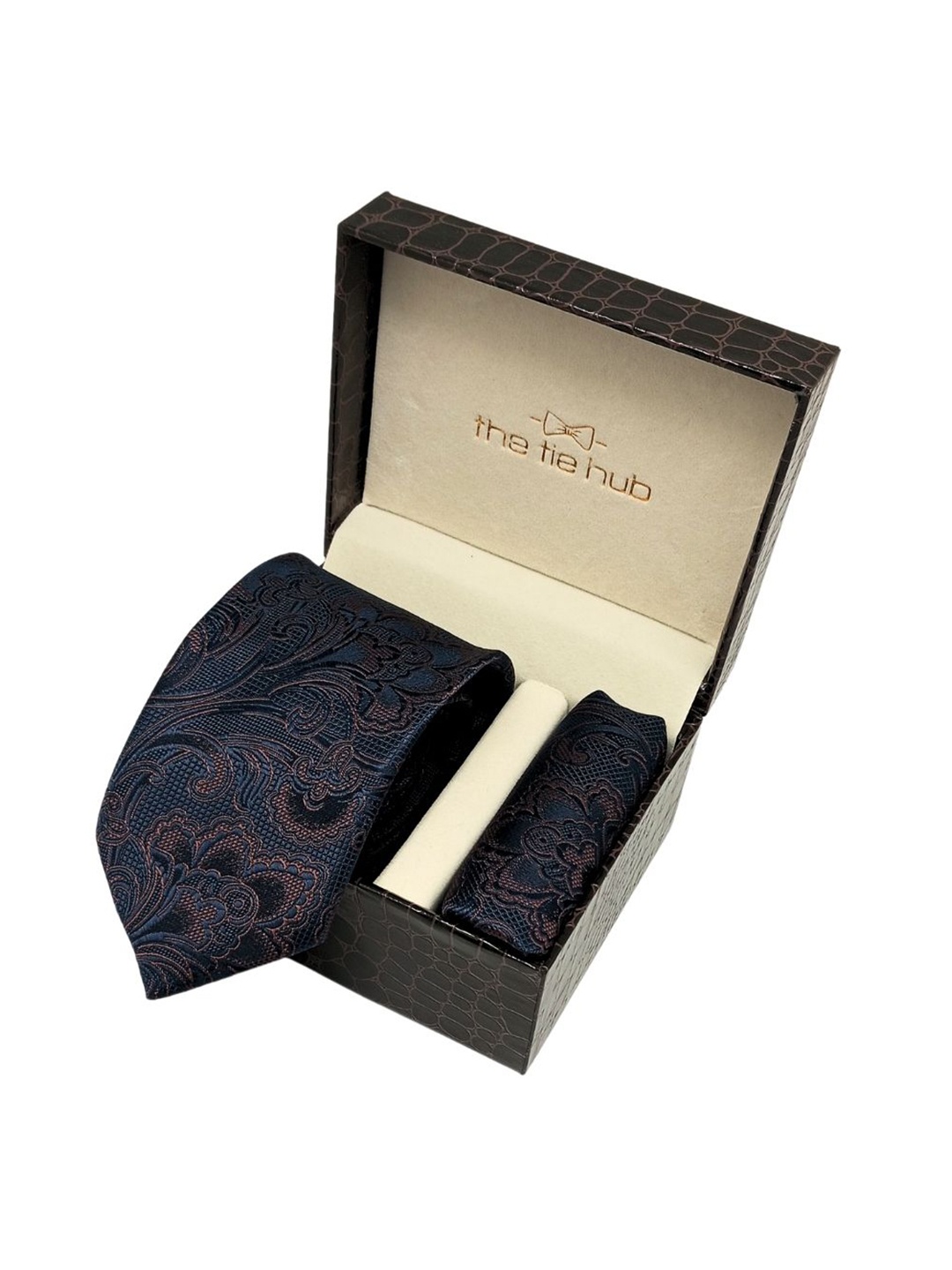 

The Tie Hub Men Accessory Gift Set, Navy blue