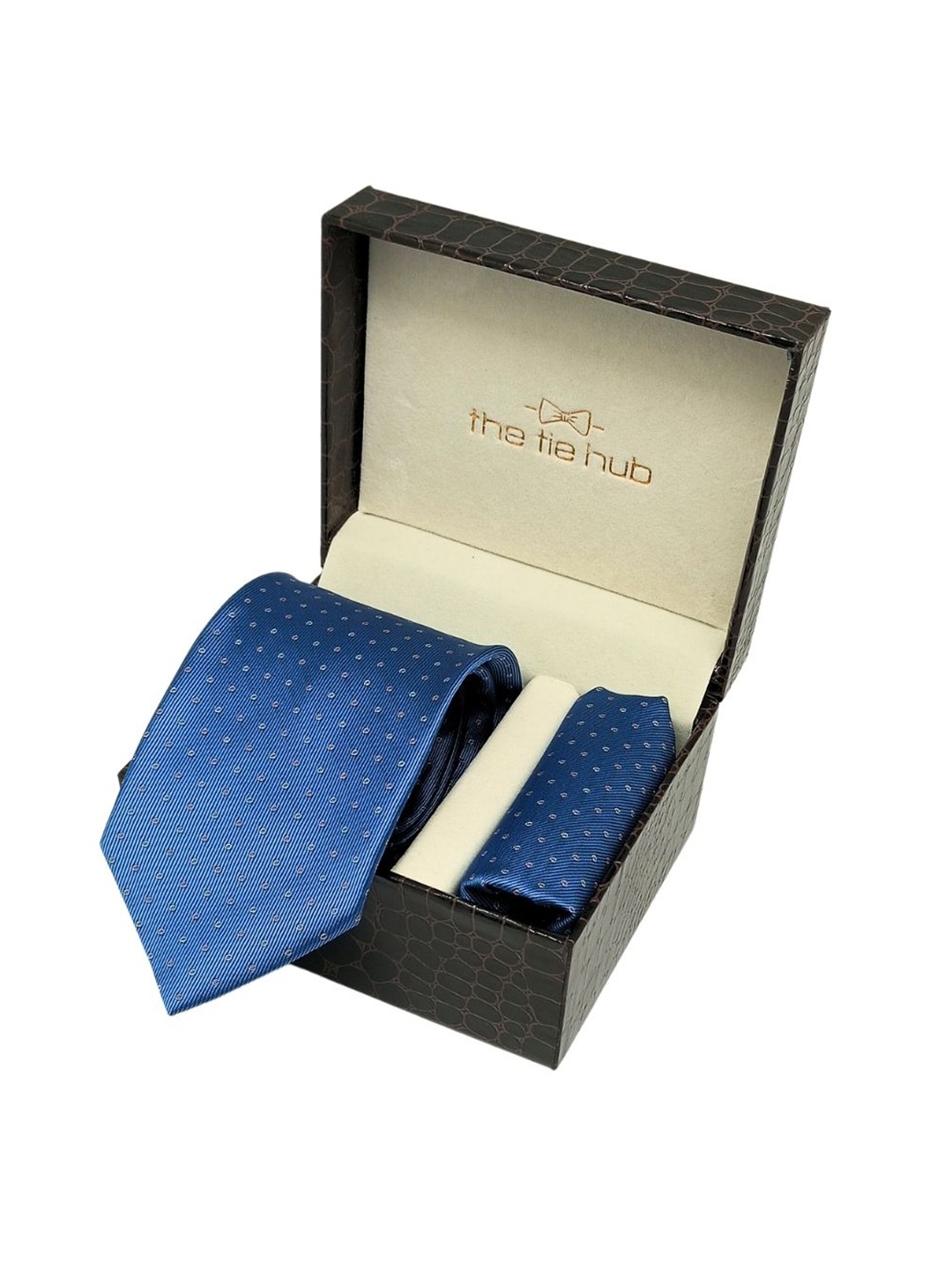 

The Tie Hub Men Accessory Gift Set, Blue