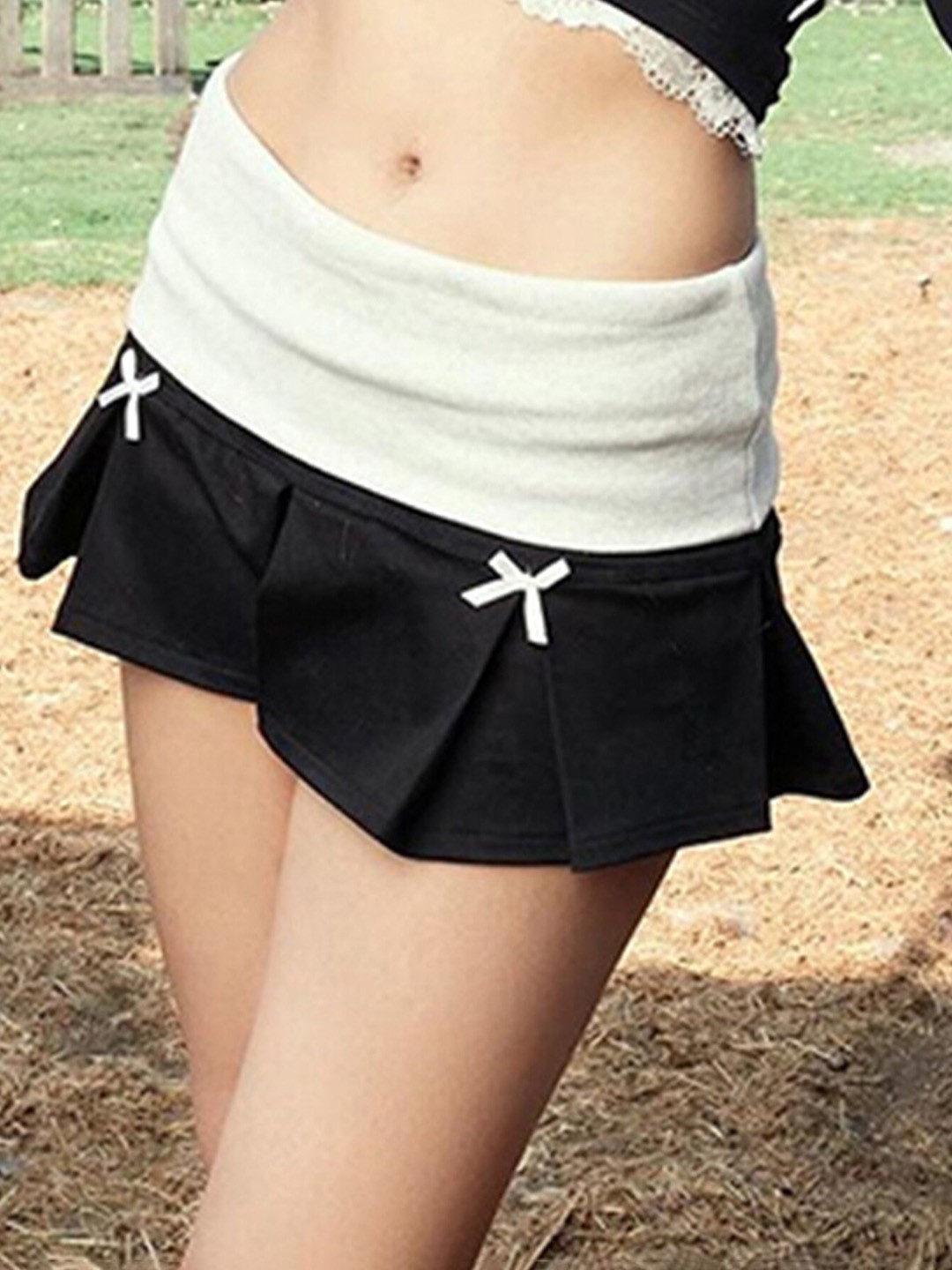 

LULU & SKY Women A-Line Mini Skirt, Black