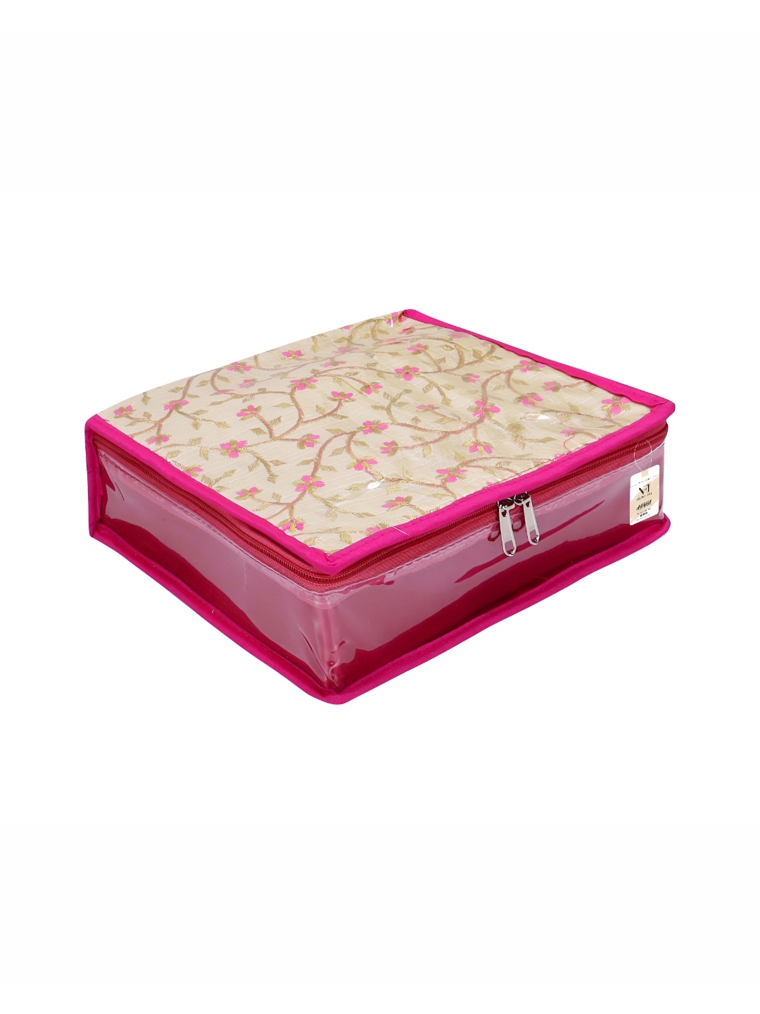 

NFI essentials White & Pink Regular Jewellery Organiser