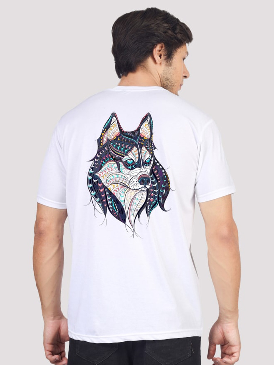 Greylongg Men Yorksteadd 2076 Polar Graphic Printed Round Neck T-shirt, White