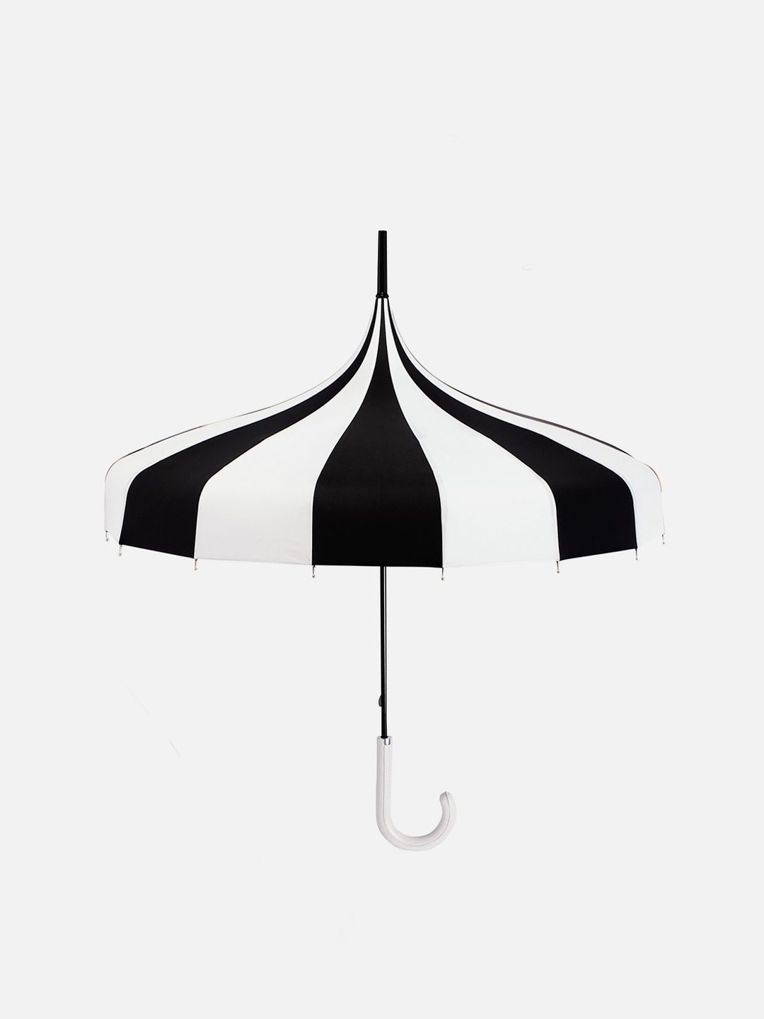 

Little Surprise Box Teens and Adults Black & White Pagoda Style Umbrella