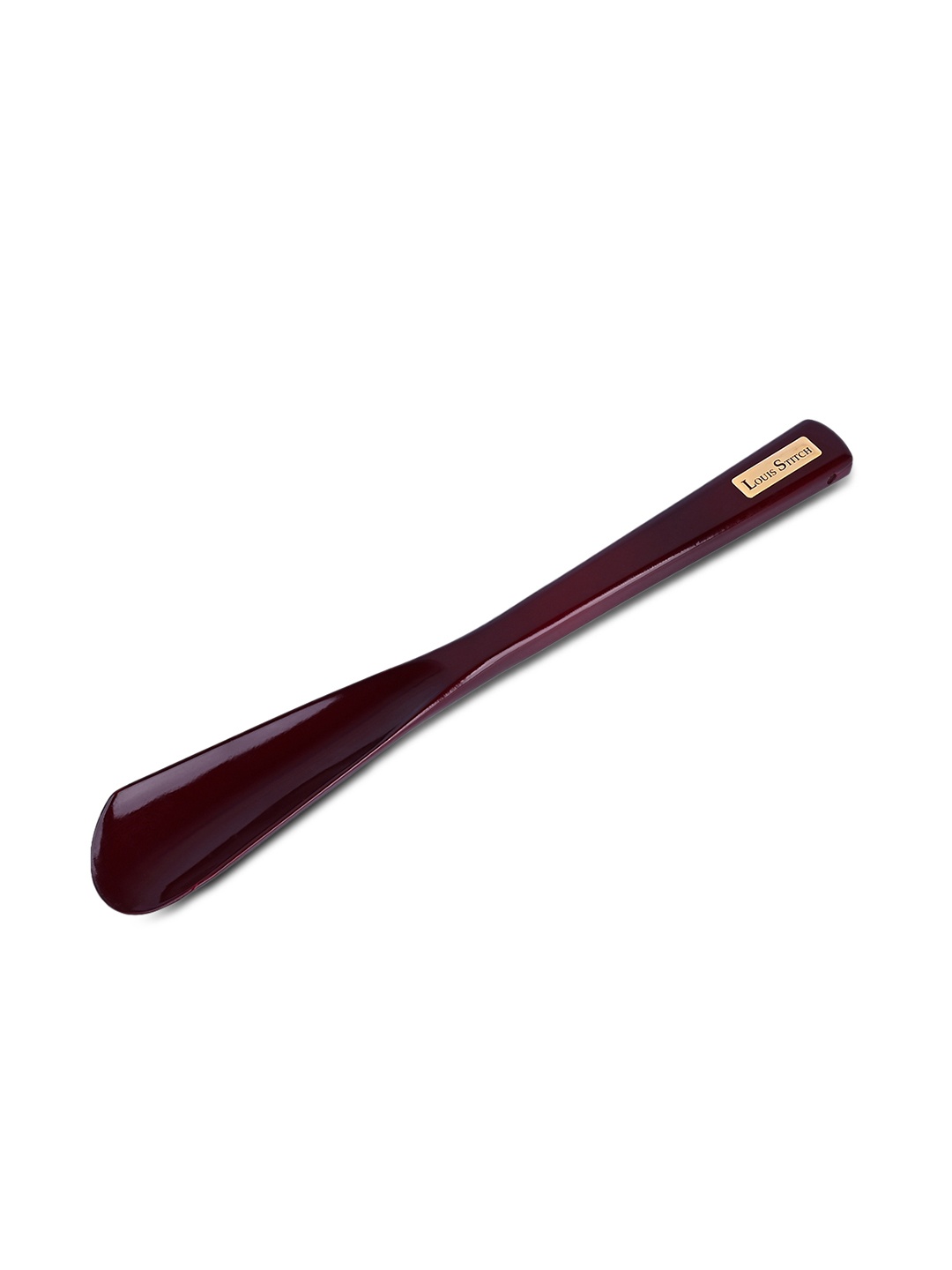 

LOUIS STITCH Haldu Wood Gloss Finish Shoehorn, Brown