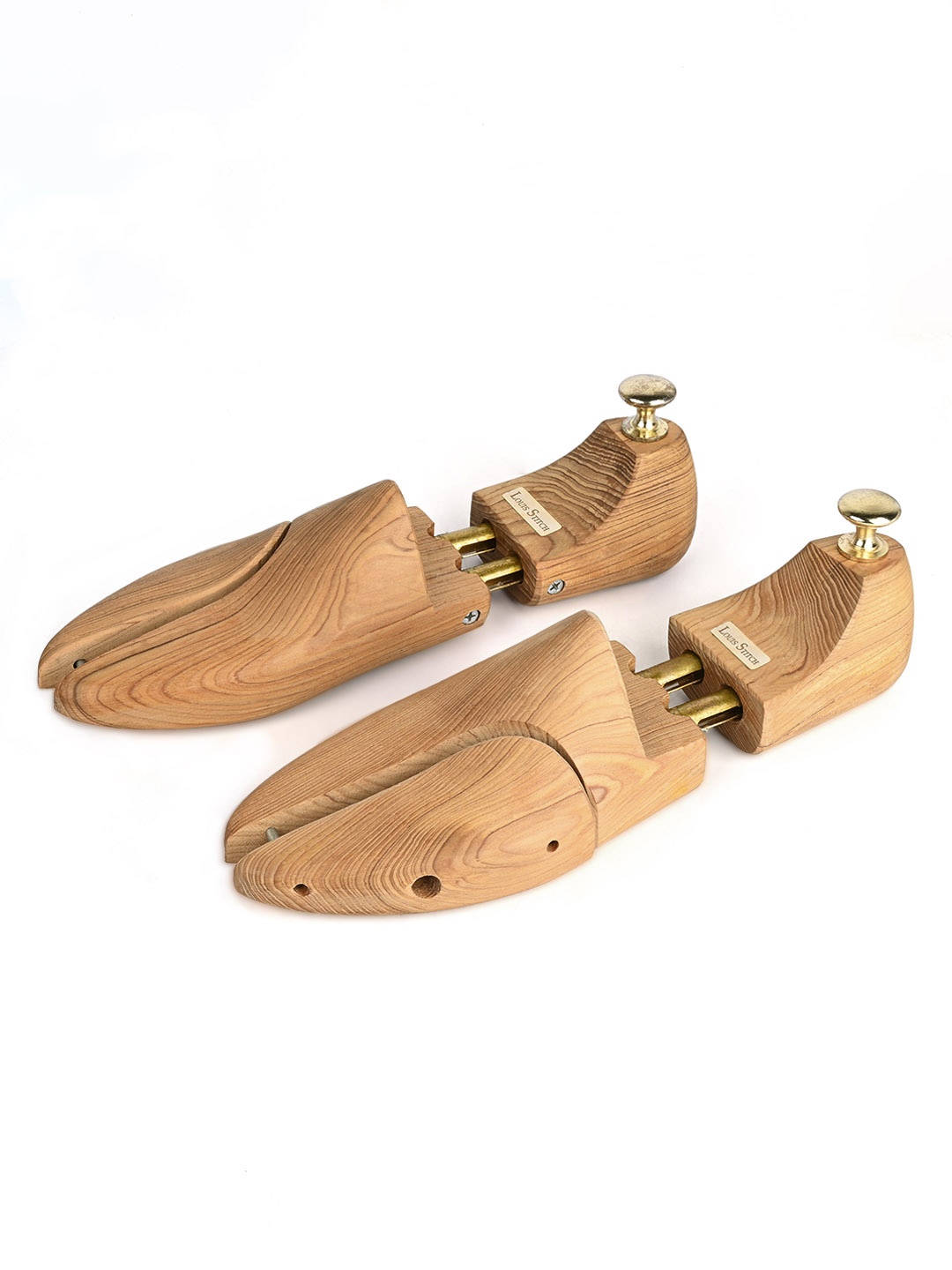 

LOUIS STITCH Cedar Wood Shoe Tree With Natural Finish, Beige