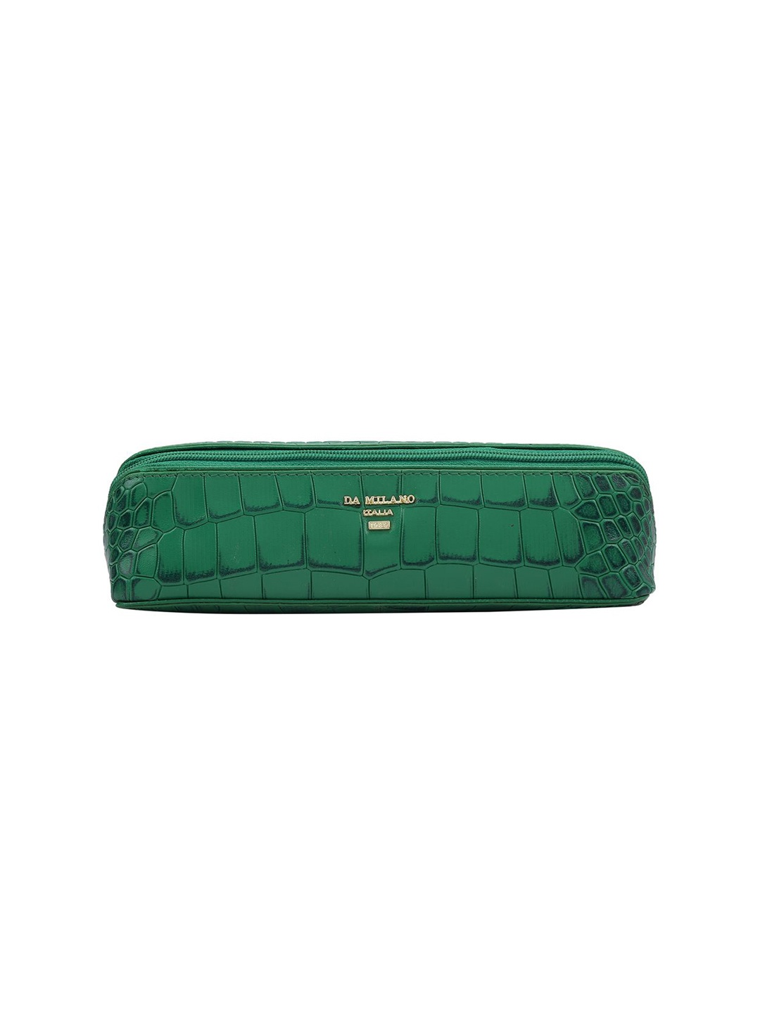 

Da Milano Unisex Textured Pouch Travel Accessory, Green