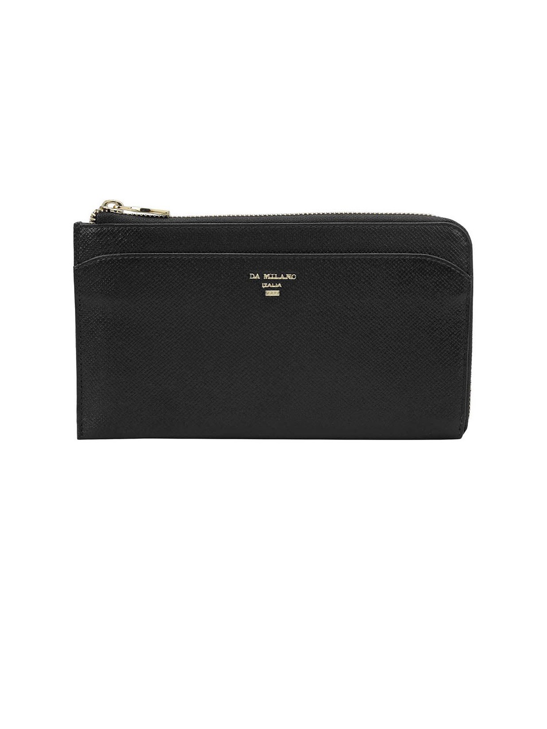 

Da Milano Unisex Textured Pouch Travel Accessory, Black