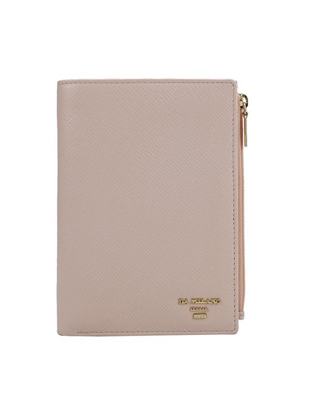 

Da Milano Unisex Solid Passport Cover Travel Accessory, Pink