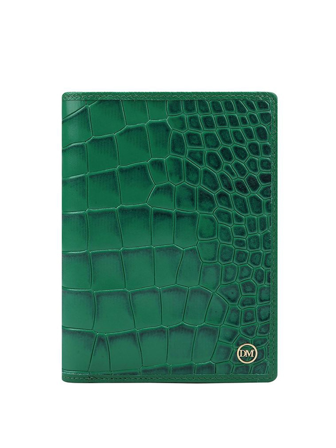

Da Milano Unisex Textured Passport Cover Travel Accessory, Green
