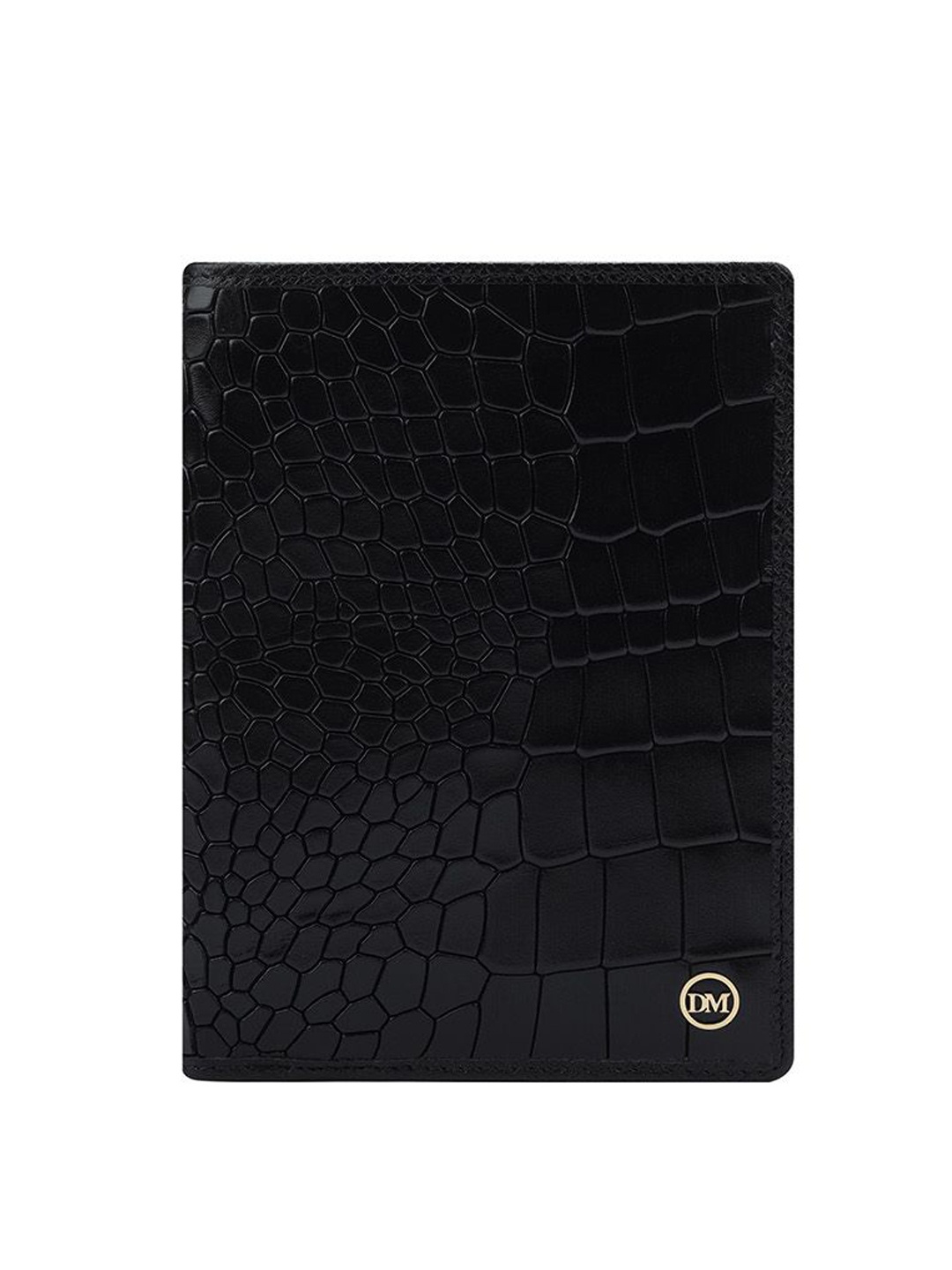 

Da Milano Leather Textured Wallets, Black