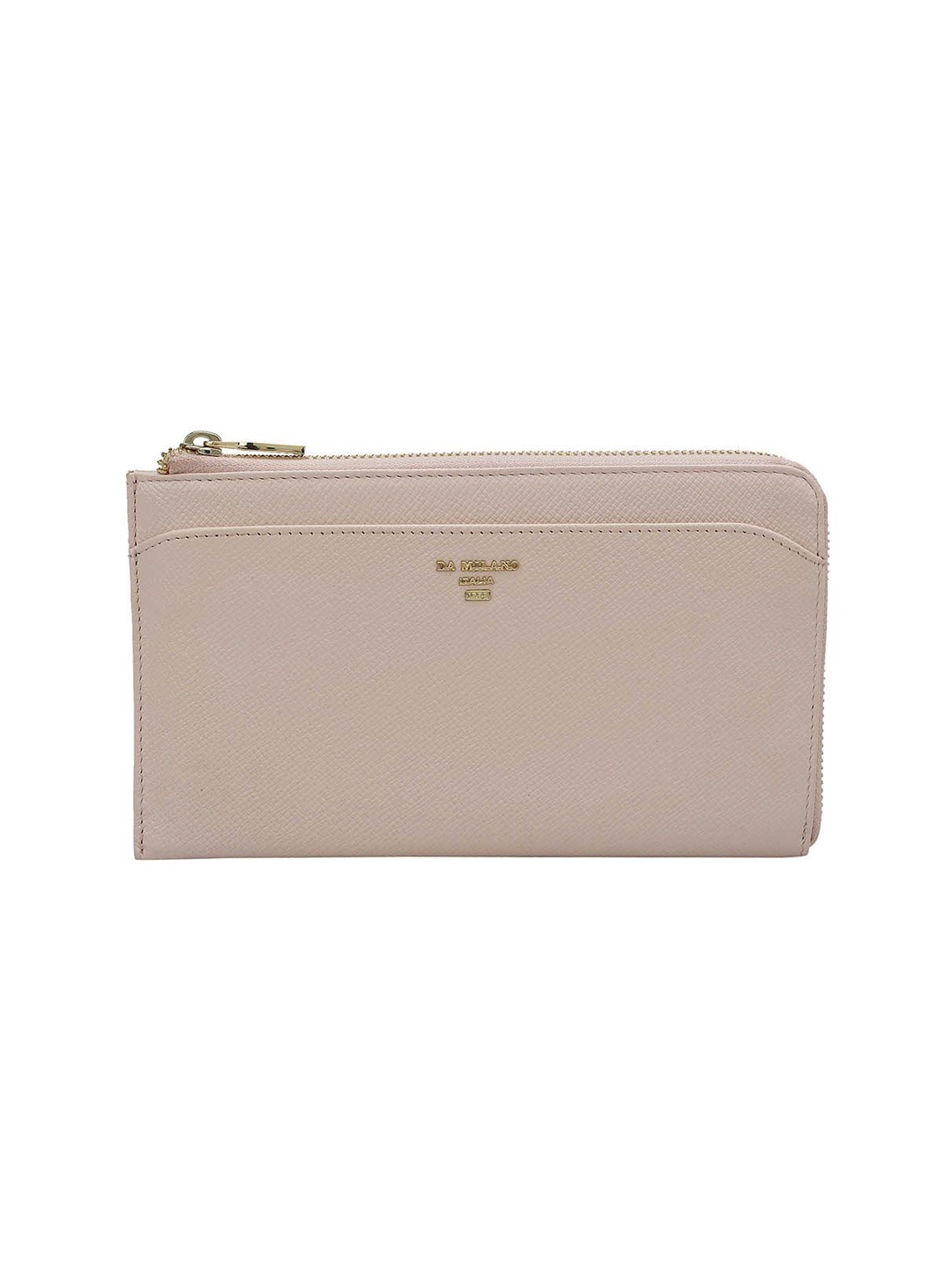 

Da Milano Leather Zip Around Wallet, Pink