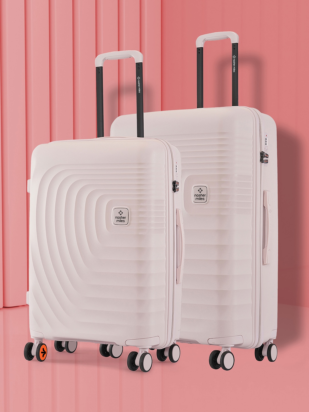 

Nasher Miles Boston Polypropylene Medium-Large Grey Trolley Bags (65-75 cm)