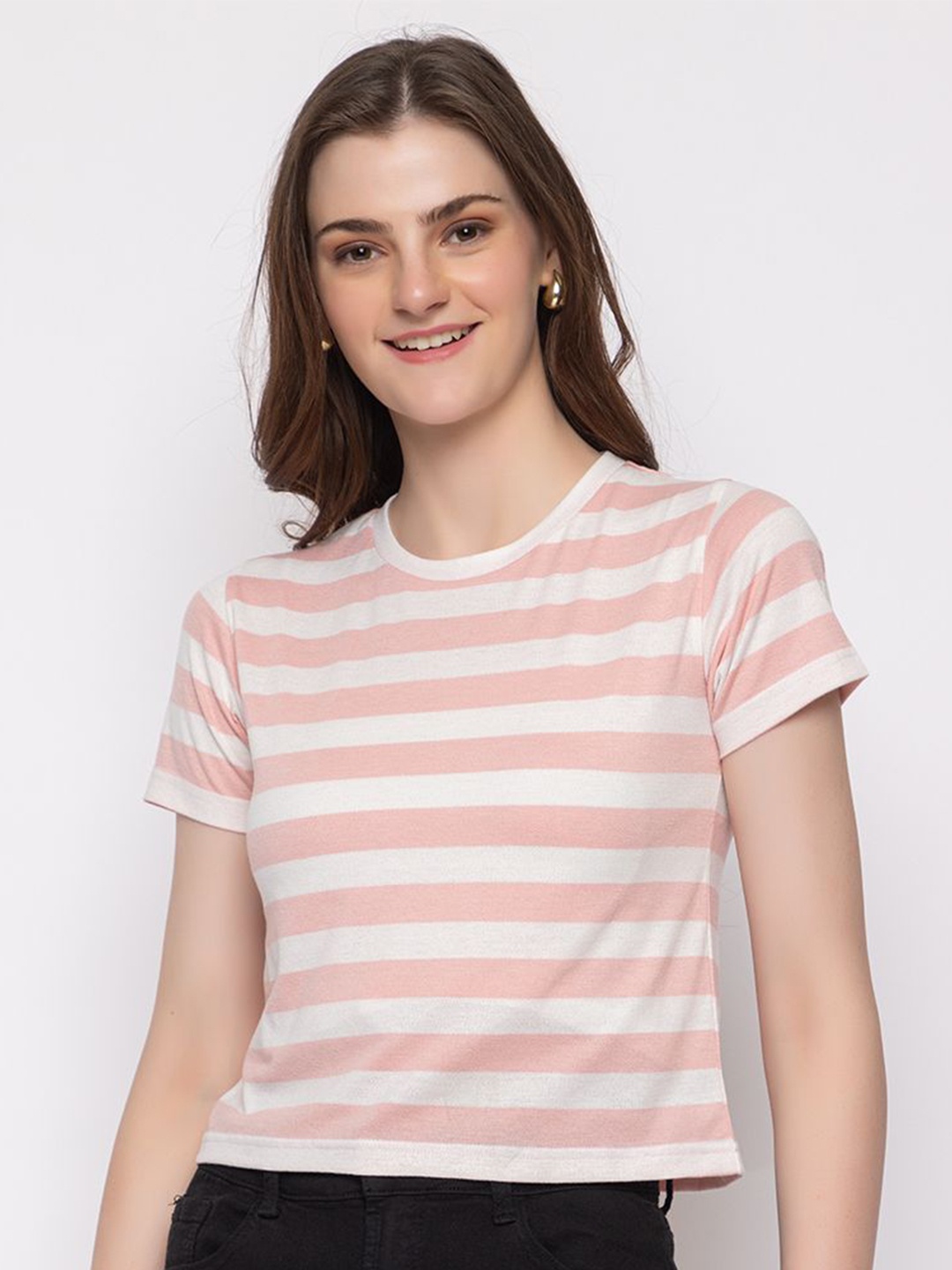 

HANG N HOLD Striped Top, Pink