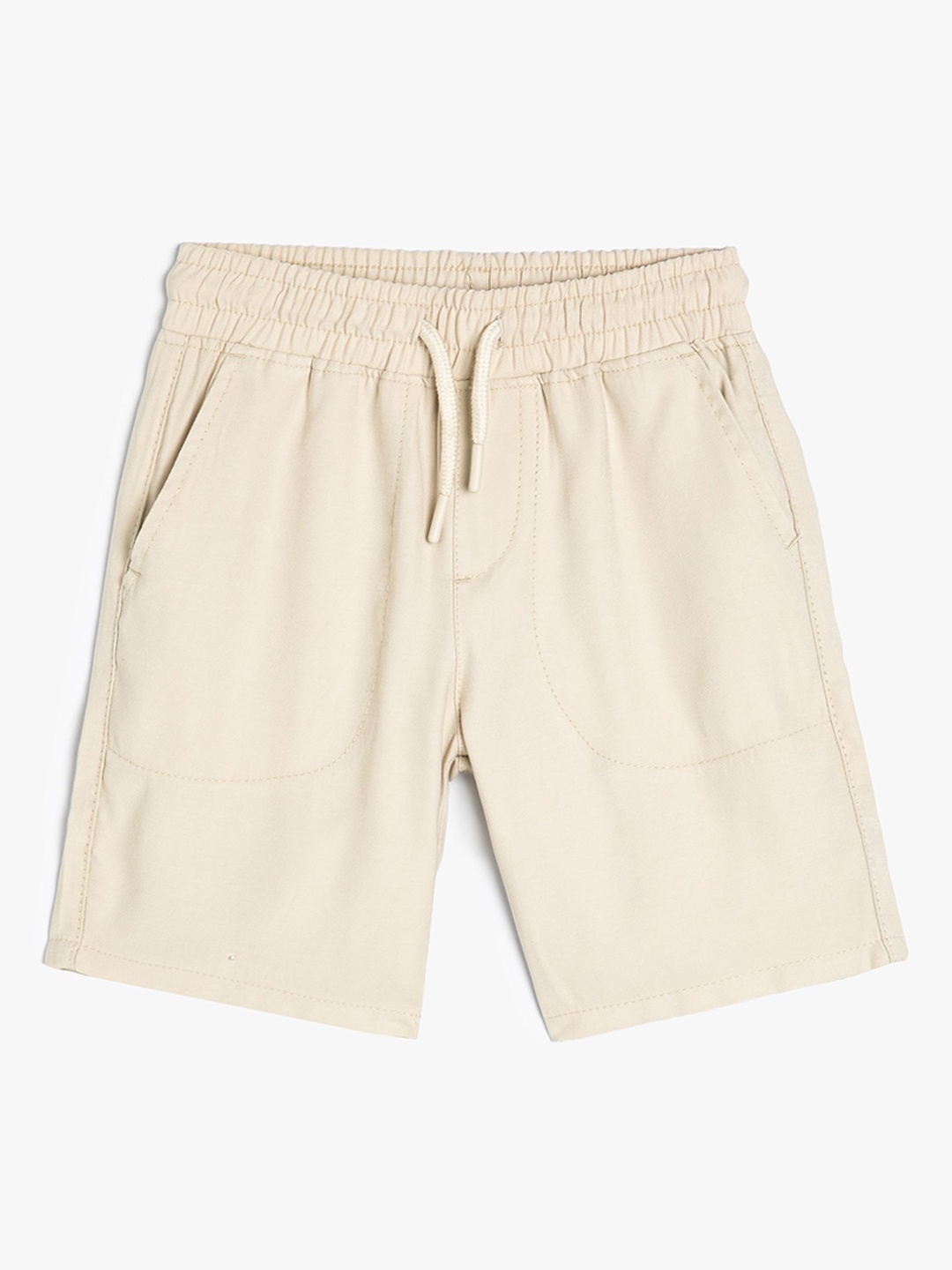 

Koton Boys Mid-Rise Shorts, Beige