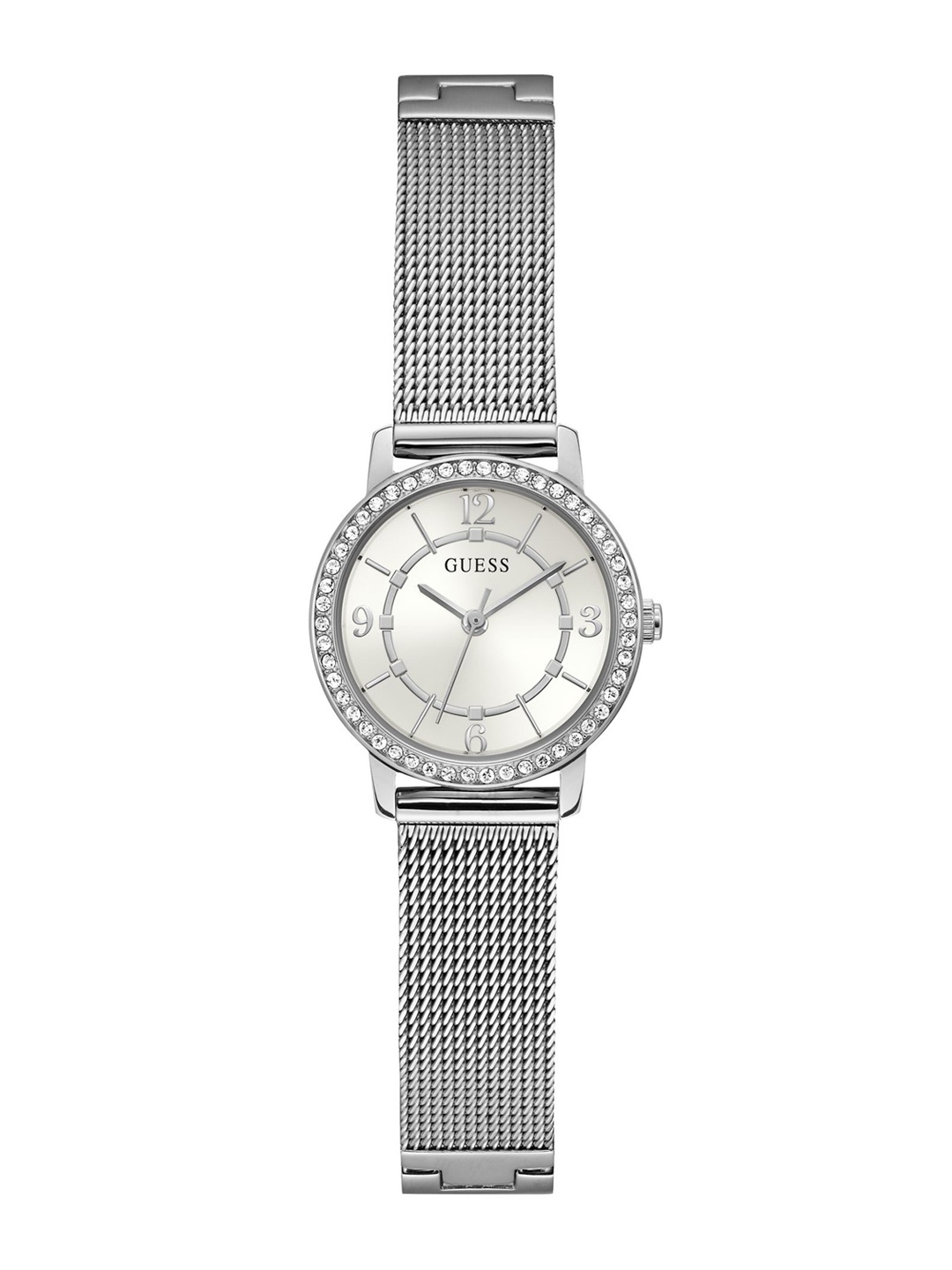 

GUESS Women Dress Melody Bracelet Style Analogue Watch GW0534L1, White