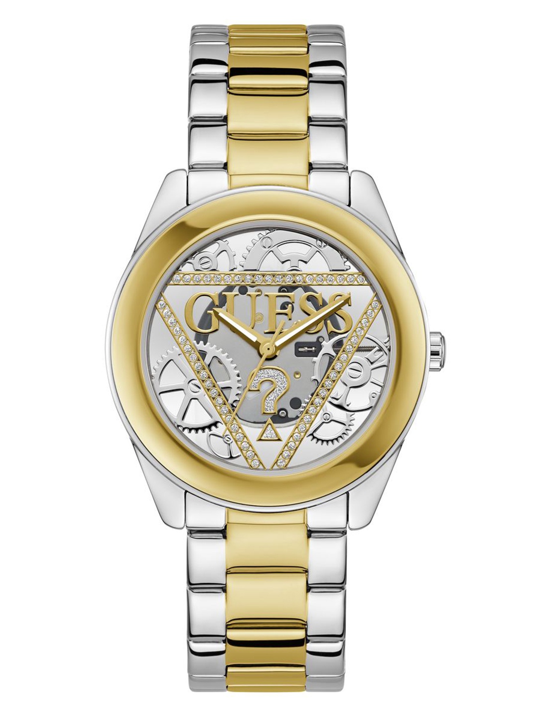 

GUESS Women Analogue Watch - U1421L1M, Silver