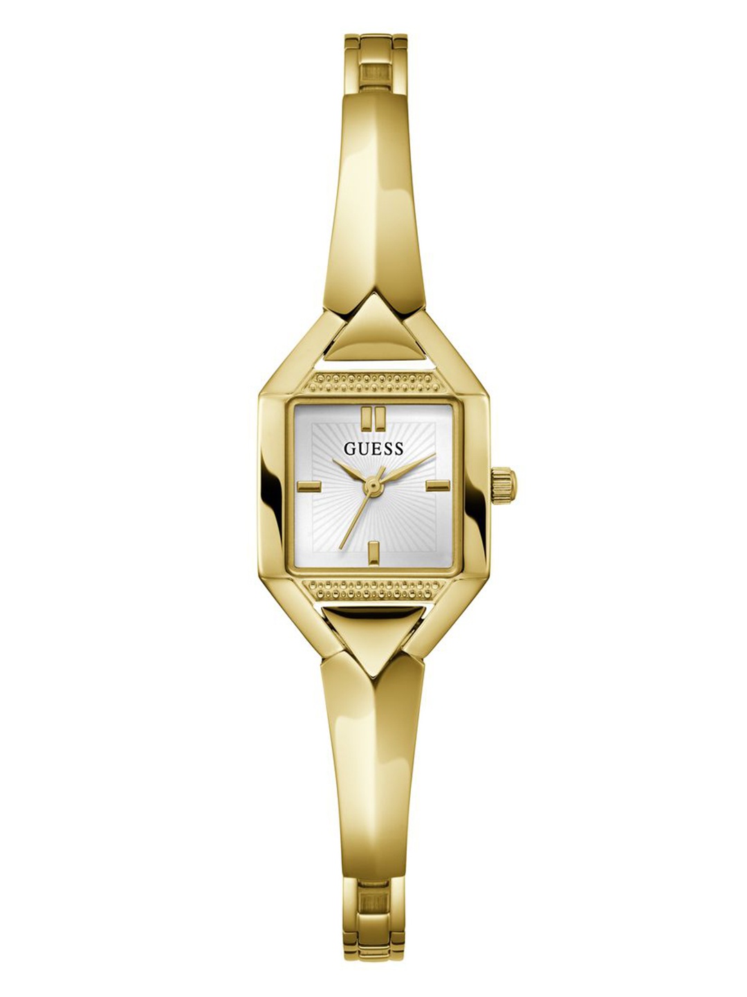 

GUESS Women Bejeweled Ariel Bracelet Style Analogue Watch U1426L2M, White