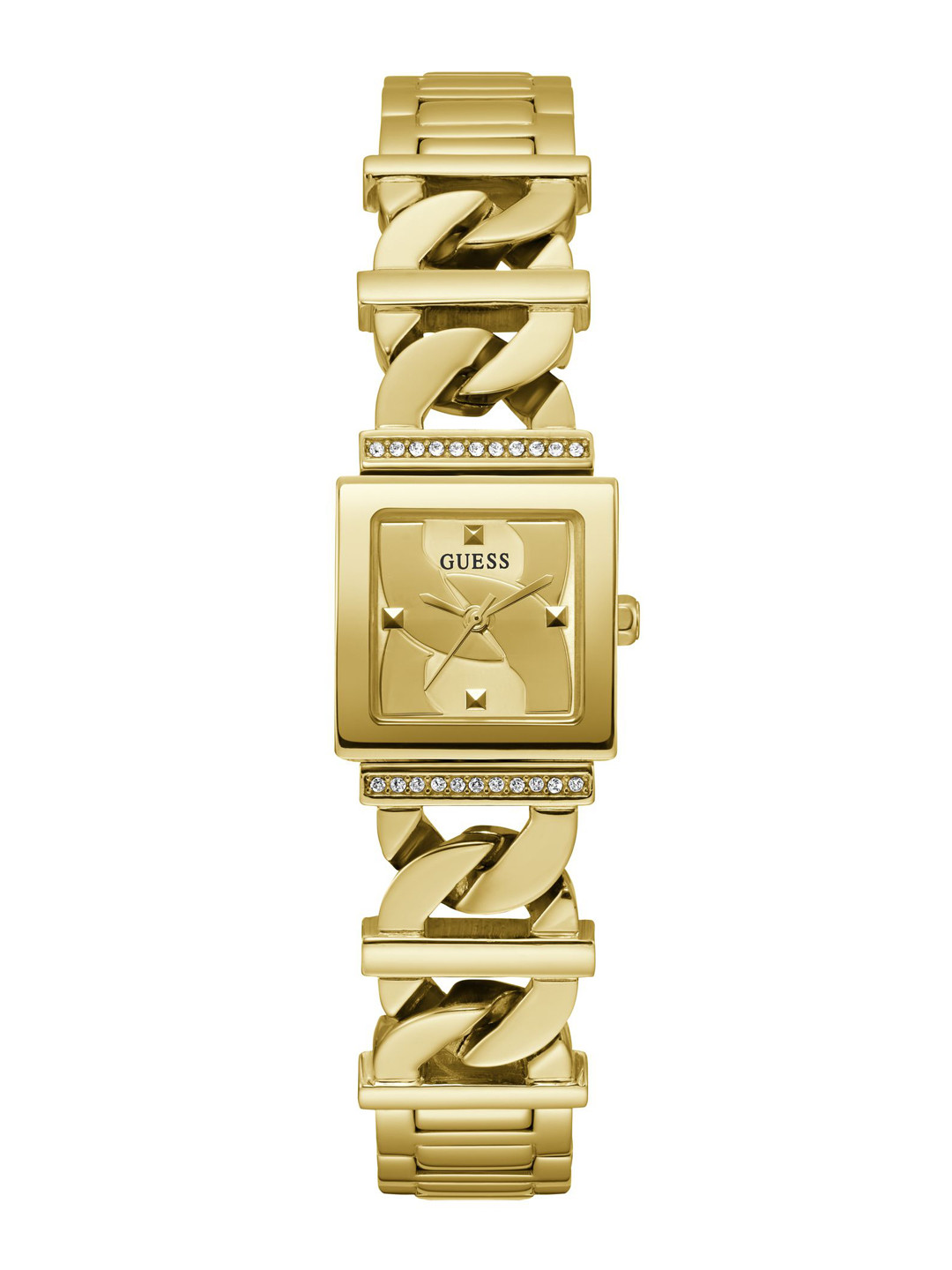 

GUESS Women Bracelet Style Straps Analogue Watch GW0603L2, Gold