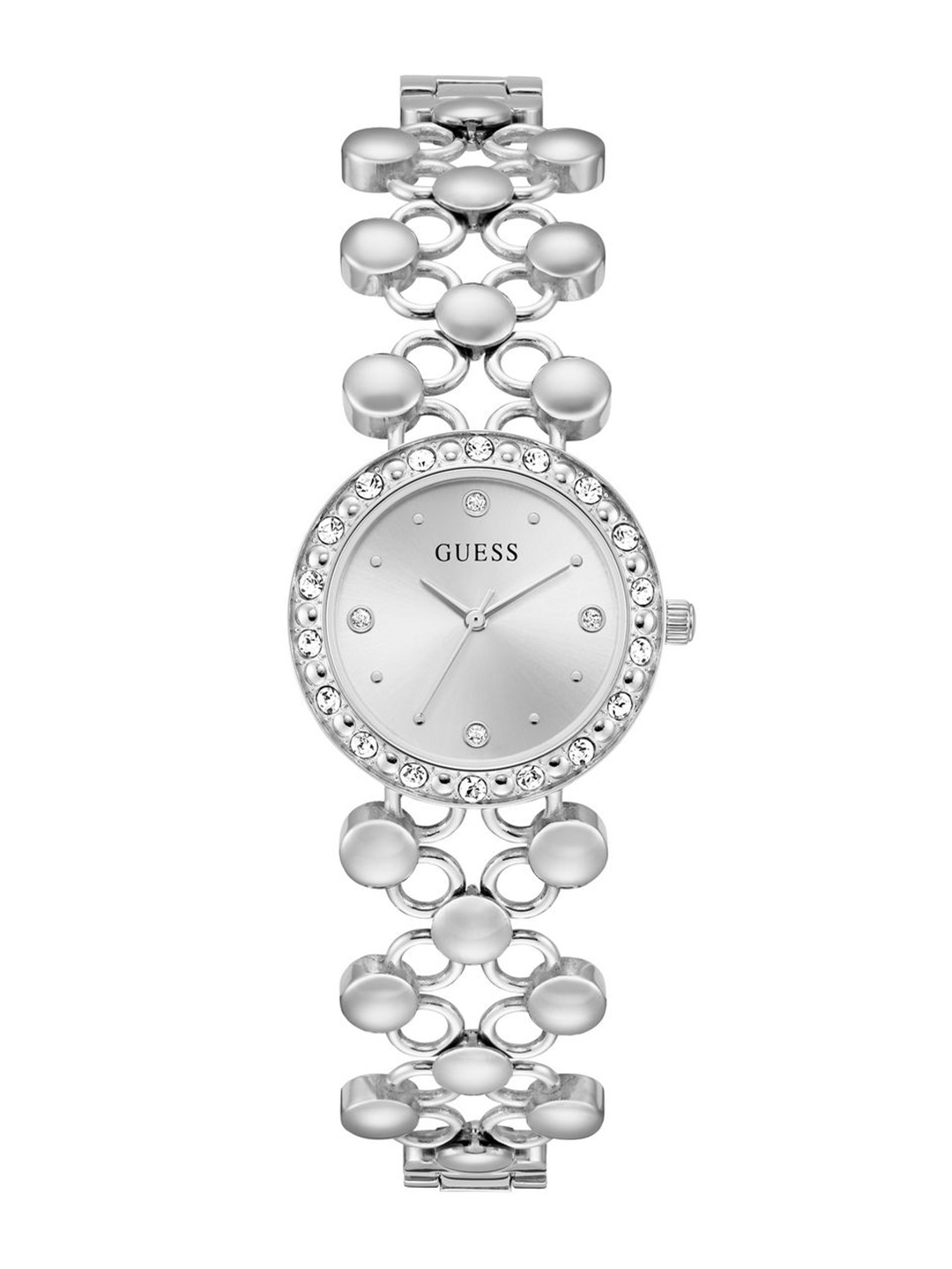

GUESS Women Bracelet Style Analogue Watch - U1425L1M, Silver