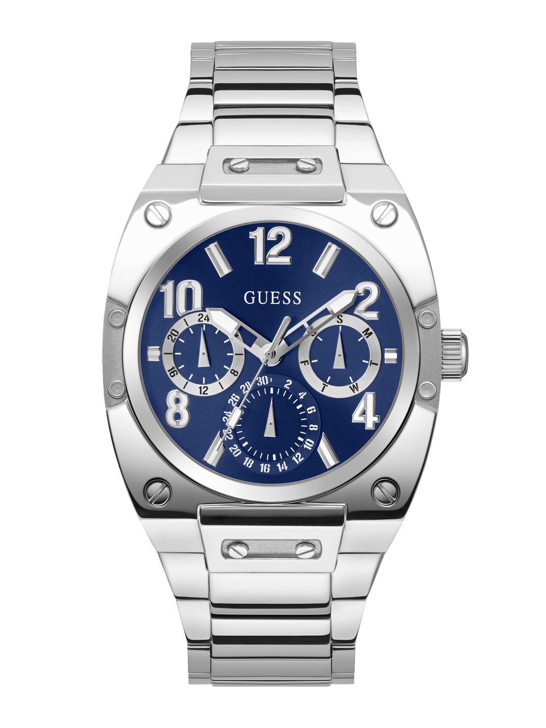 

GUESS Men Trend Prodigy Multi Function Analogue Watch GW0624G1, Blue