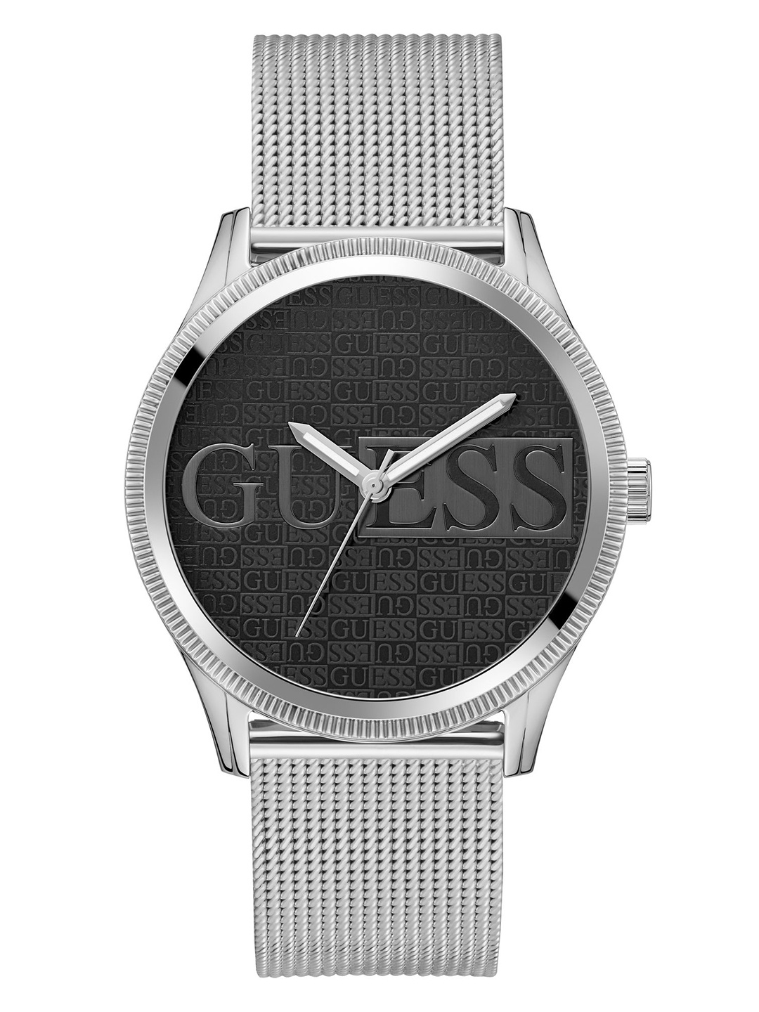 

GUESS Men Bracelet Style Straps Analogue Watch GW0710G1, Black