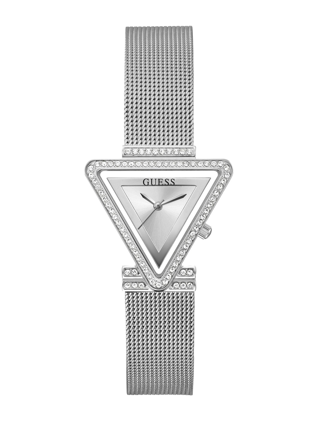

GUESS Women Dial & Bracelet Style Straps Analogue Watch GW0508L1, Silver