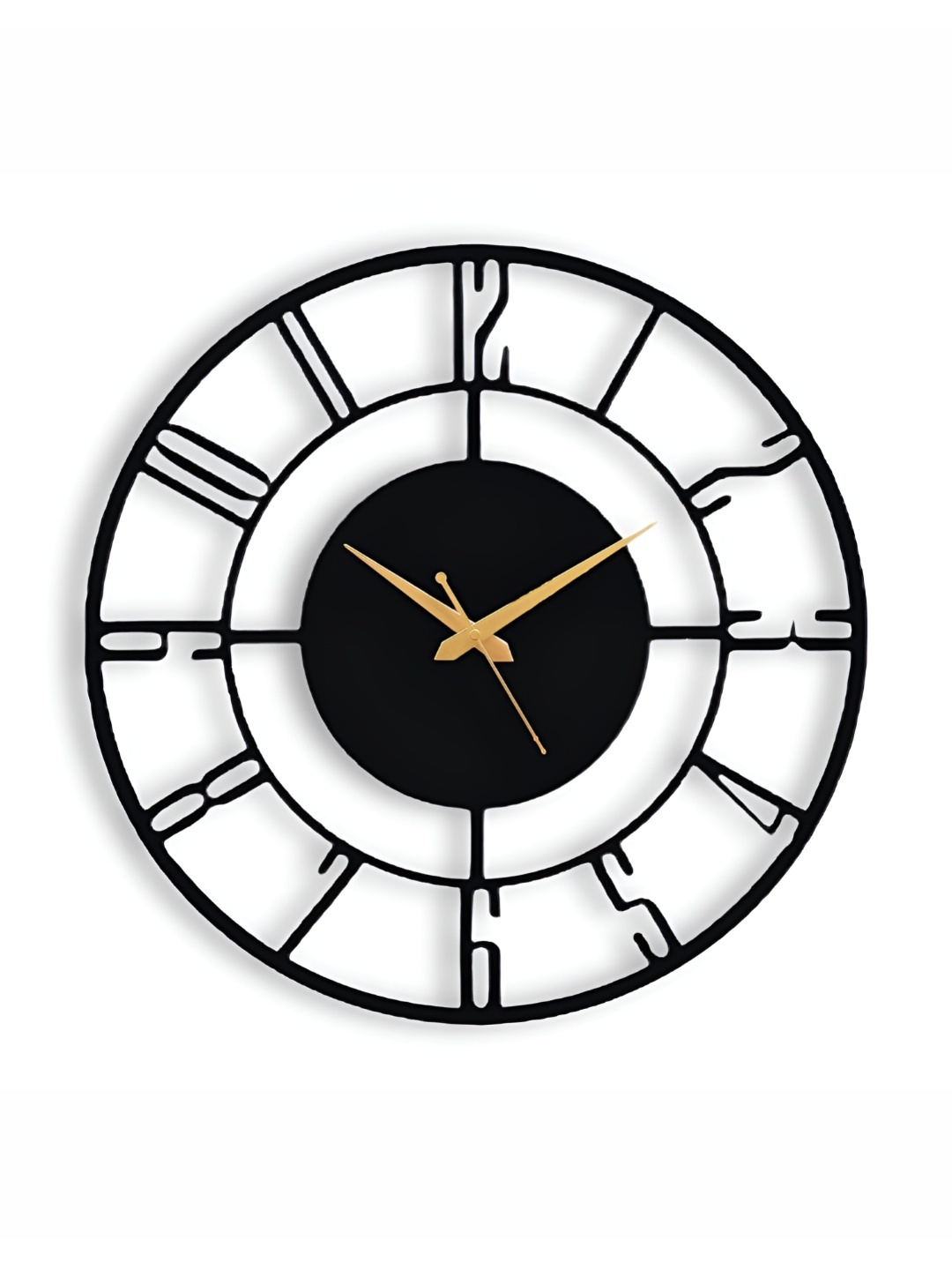 

Arabs Decor Black Contemporary Round Shaped Analogue Wall Clock
