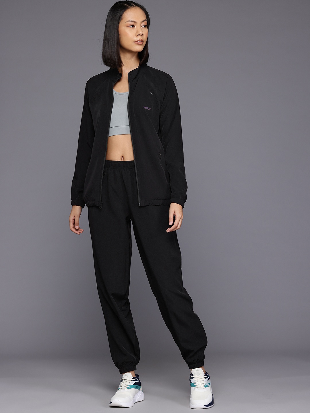 

HRX by Hrithik Roshan Tracksuit, Black