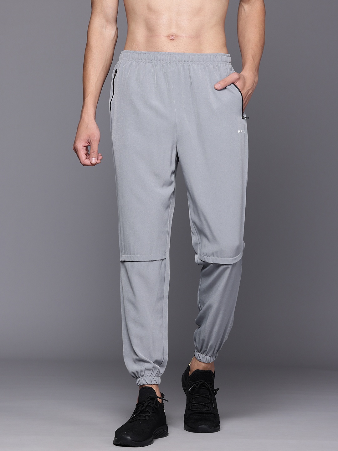 

HRX by Hrithik Roshan Men Rapid-Dry Training Joggers, Grey