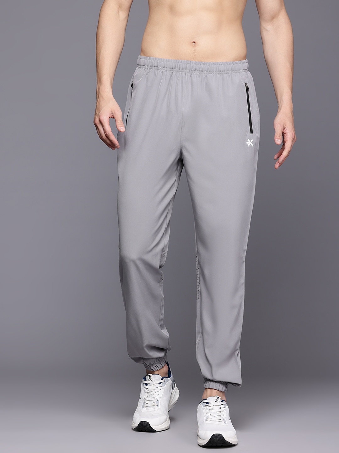 

HRX by Hrithik Roshan Men Rapid-Dry Training Joggers, Grey