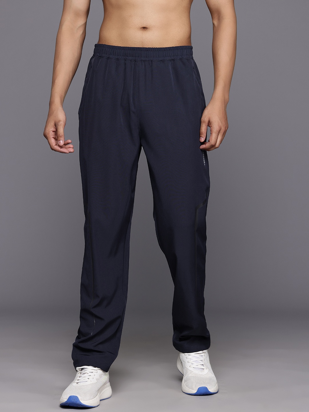 

HRX by Hrithik Roshan Men Running Track Pants, Navy blue