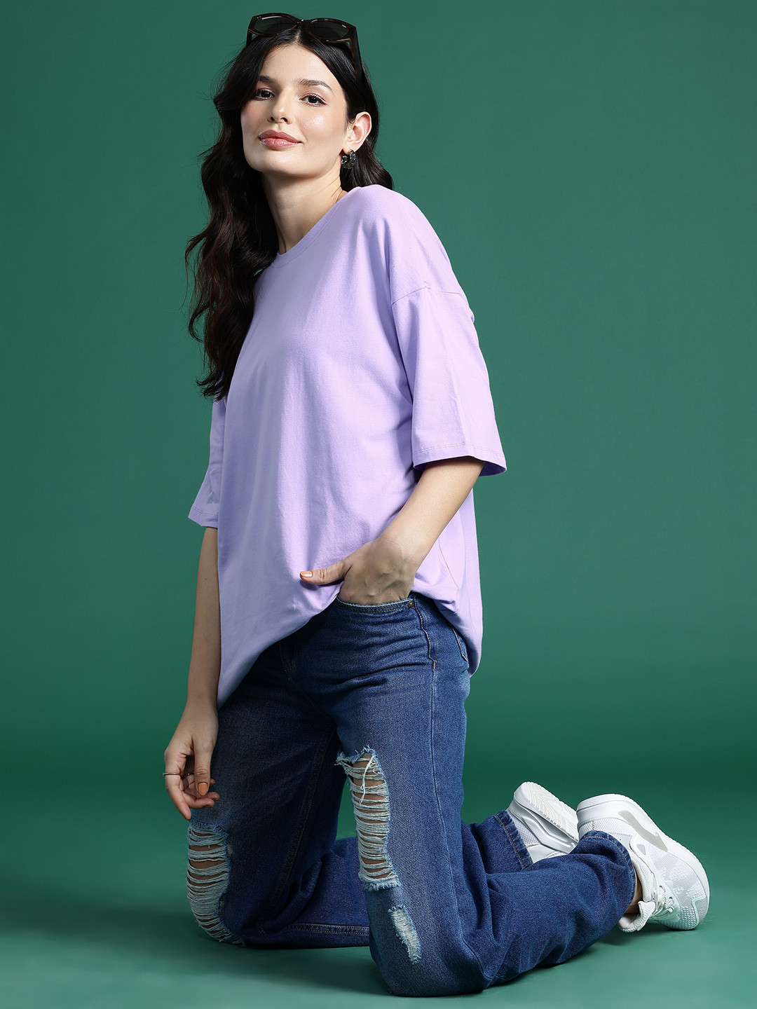 

DressBerry Oversized T-shirt, Lavender