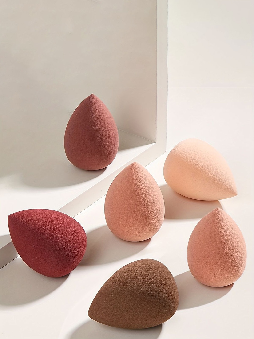 

CHRONEX Set Of 6 Makeup Sponge Blenders, Pink