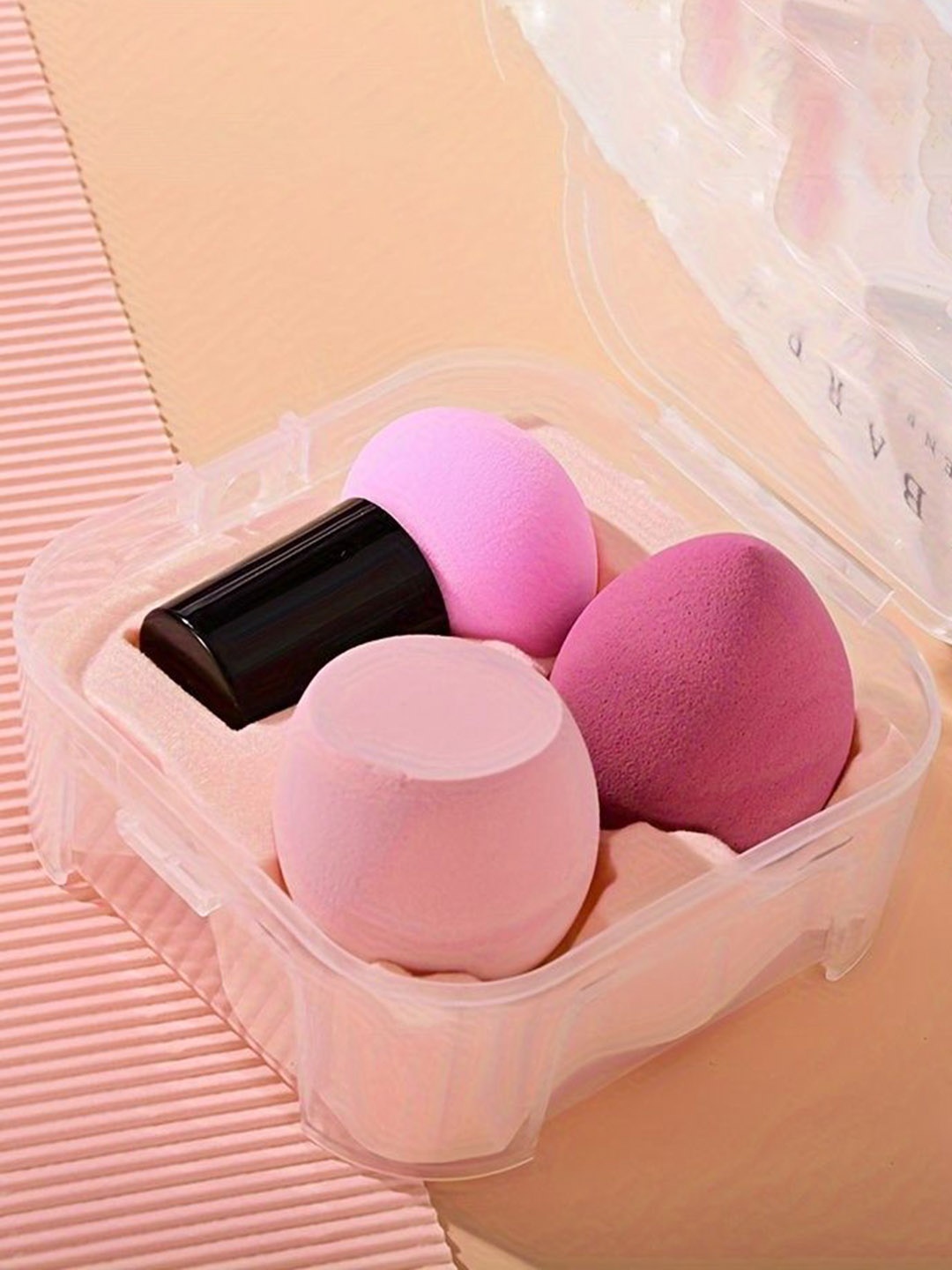 

CHRONEX Set Of 3 Makeup Sponge Beauty Blender Puff, Assorted