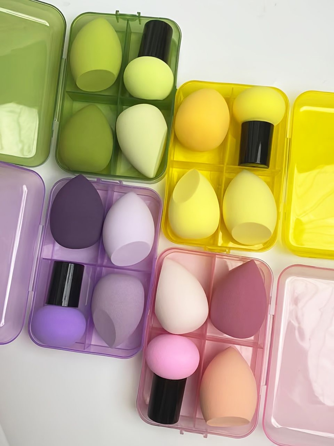 

CHRONEX Set Of 4 Makeup Sponge Blenders, Assorted
