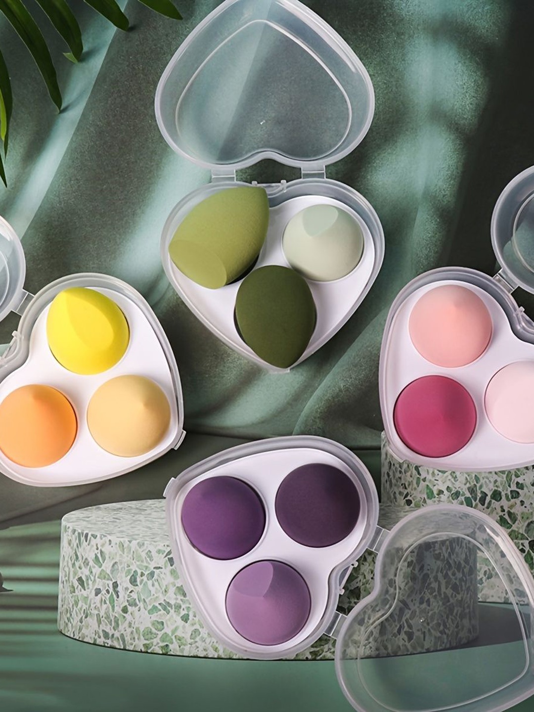 

CHRONEX Set Of 3 Makeup Sponge Blender Set, Assorted