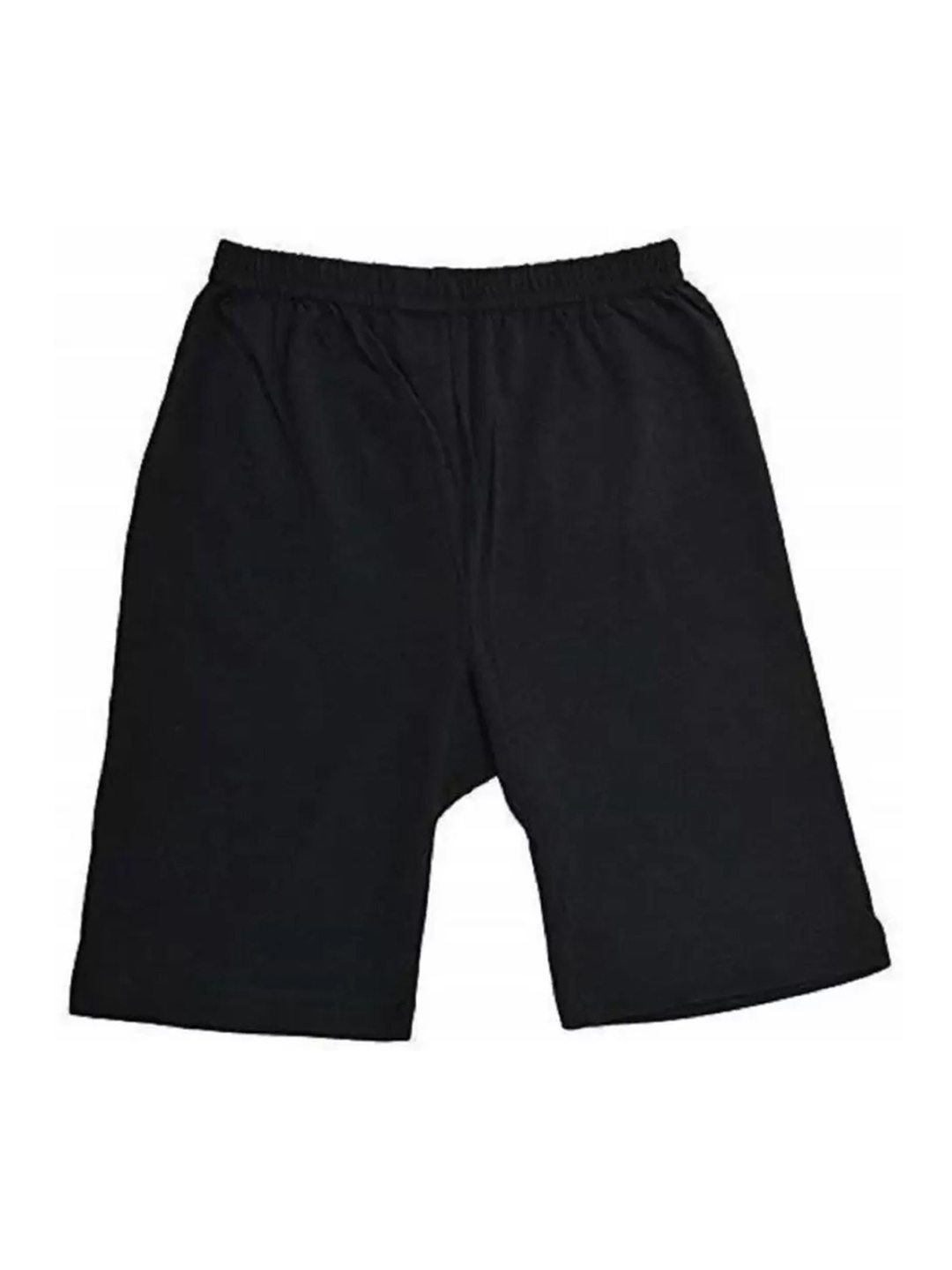 

CoolTees4U Girls Pack Of 2 Mid Rise Cotton Cycling Shorts, Black