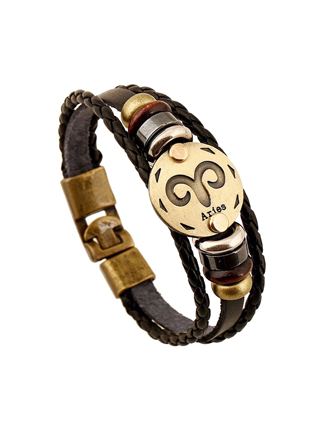 

Young & Forever Unisex Leather Wraparound Bracelet, Brown