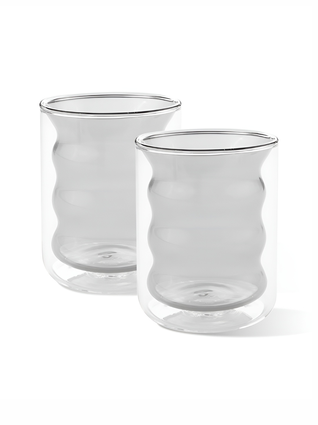 

Kuber Industries Grey Glass Matte Mugs 200 ml