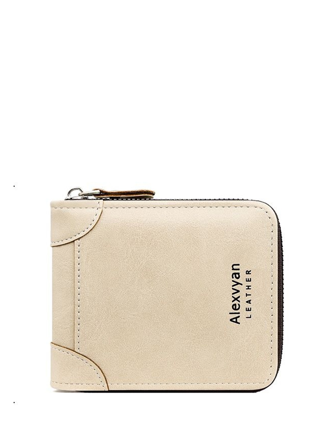 

Alexvyan Women Two Fold Wallet, Off white