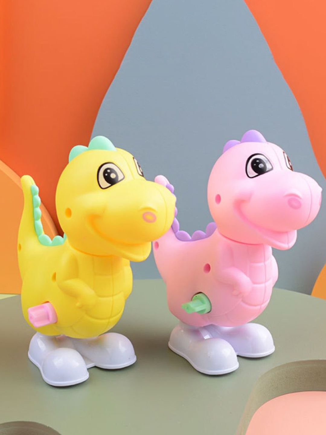 

ADKD Pack of 2 Walking Diano Toys, Yellow