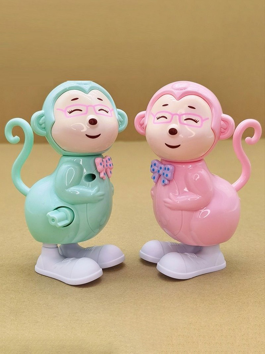 

ADKD Pack Of 2 Walking Monkey Toys, Green