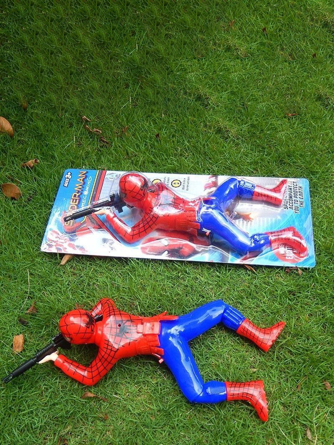 

ADKD Crawling Spiderman Toy With Light & Sound, Red