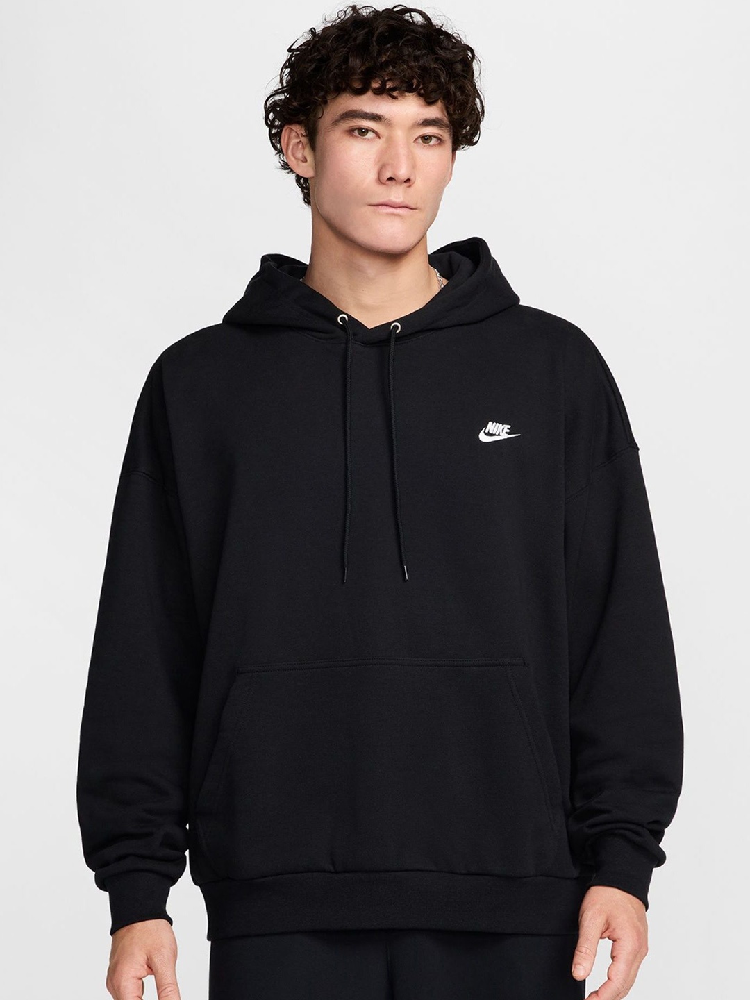 

Nike AS M NK CLUB FT OVERSIZED PO H, Black