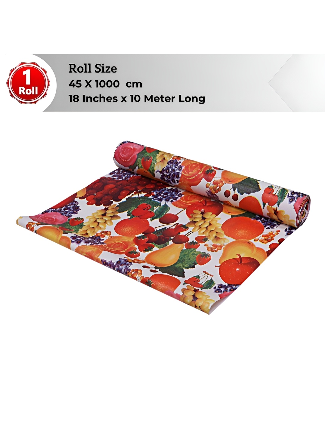

Dakshya Industries Red Printed Water Resistant Shelf Liner Organisers