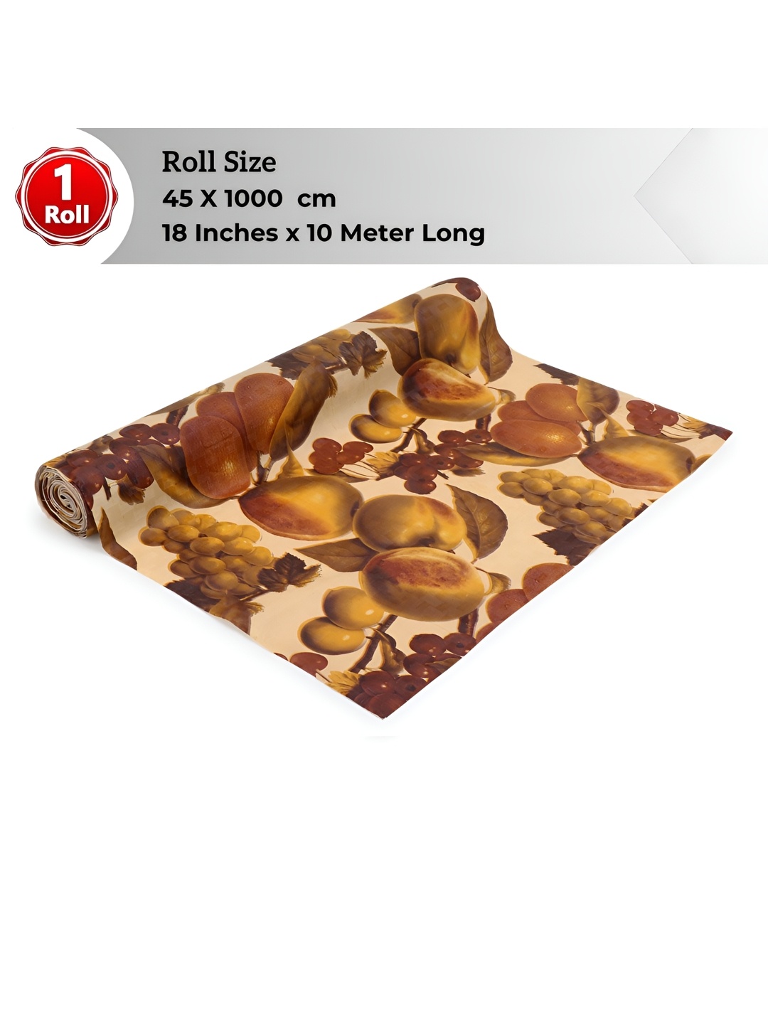 

Dakshya Industries Brown & Beige Printed Water Resistant Shelf Liner Organiser