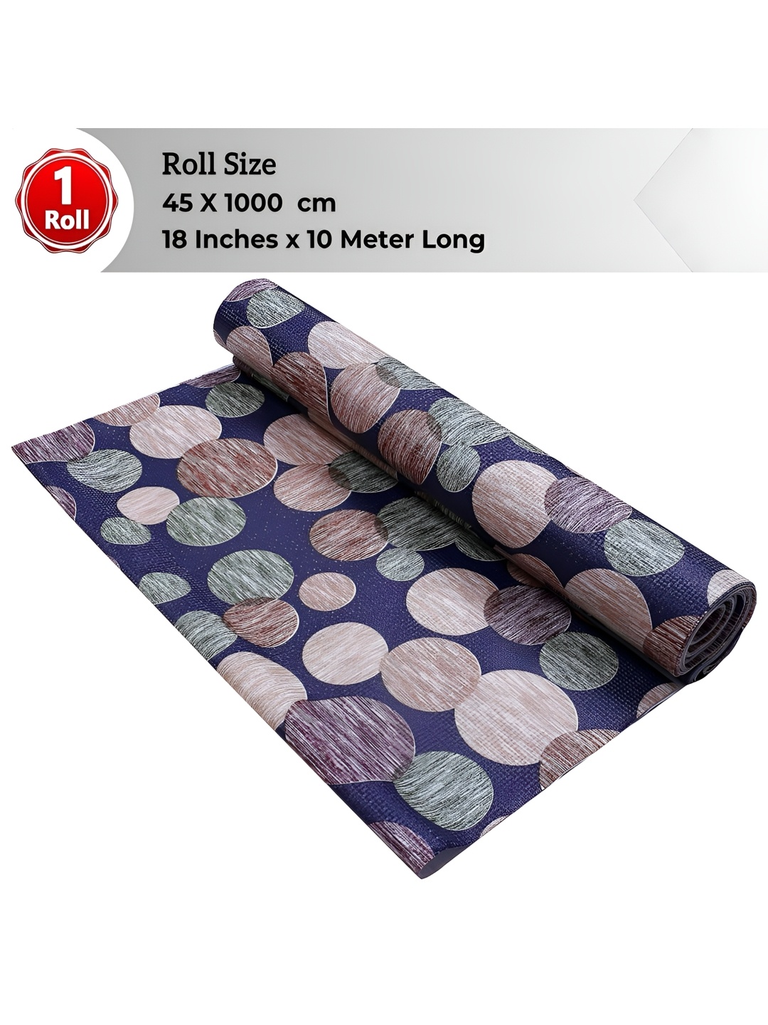 

Dakshya Industries Blue & Beige Printed Water Resistant Shelf Liner Organiser