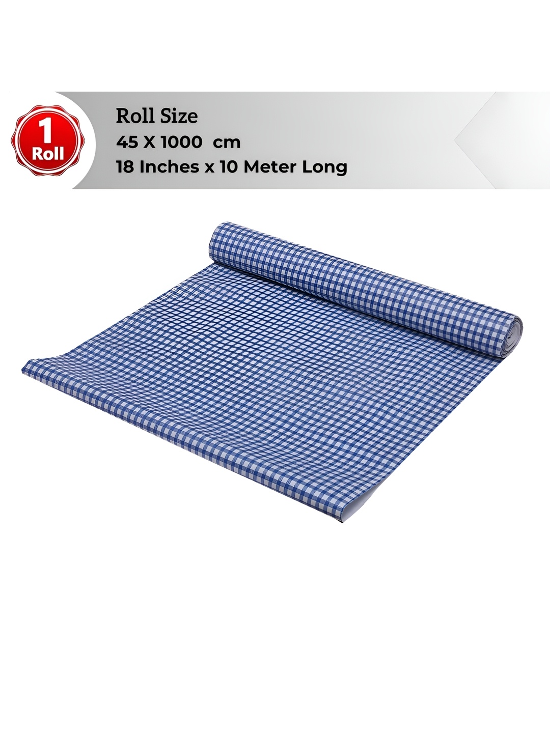 

Dakshya Industries Blue Printed Water Resistant Shelf Liner Organisers