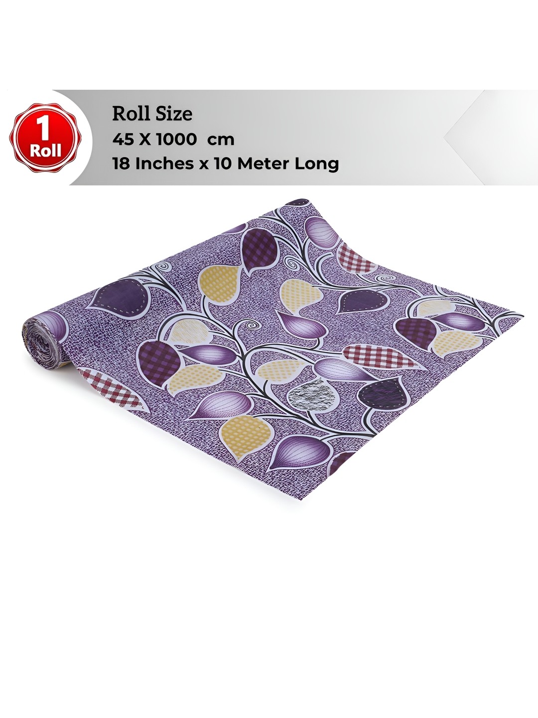 

Dakshya Industries Purple Printed Water Resistant Shelf Liner Organisers