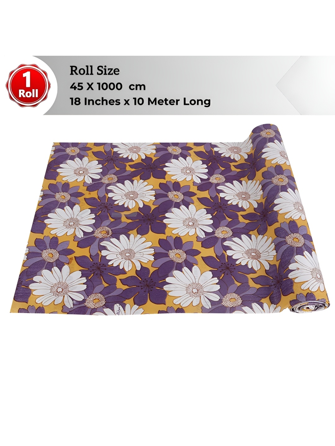

Dakshya Industries Purple Printed Water Resistant Shelf Liner Organisers